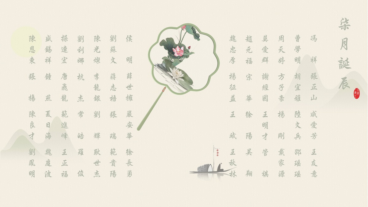 【生日祝?！抗ё?月生日的員工生日快樂！